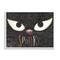 Stupell Industries Spooky Halloween Black Cat Eyes Framed Giclée Wall Art